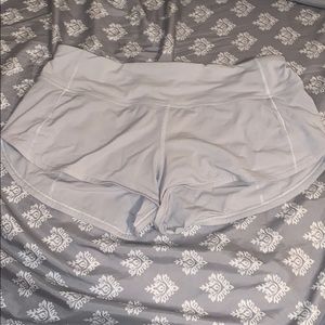 Size 2 White Lululemon shorts